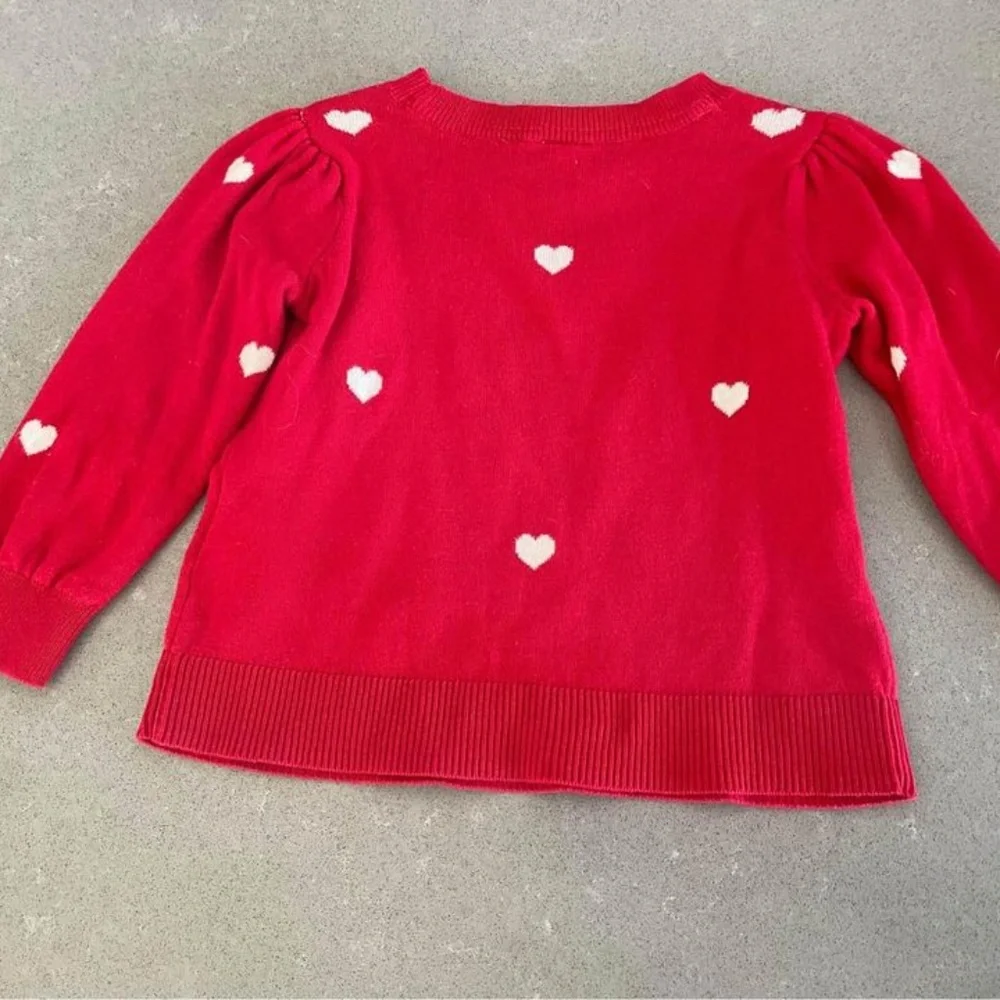 Baby Gap 18-24M Crewneck Red Heart Sweater-Worn 2x